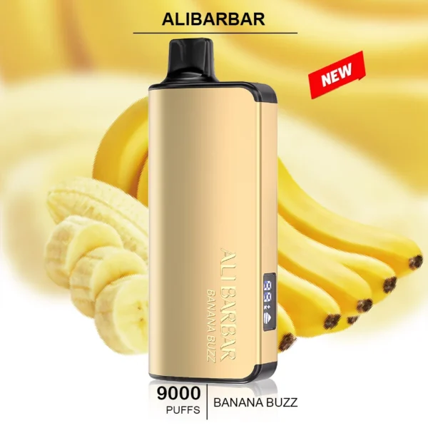 ALIBARBAR INGOT – BANANA BUZZ – 9000 PUFFS