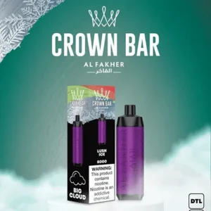 ALFAKHER CROWN BAR LUSH ICE – 8000 PUFFS