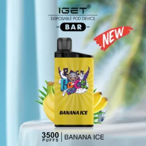 IGET BAR BANANA ICE – 3500 PUFFS