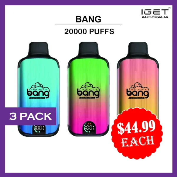 BANG – 3 PACK – 20000 PUFFS