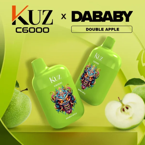 KUZ DOUBLE APPLE – 6000 PUFFS